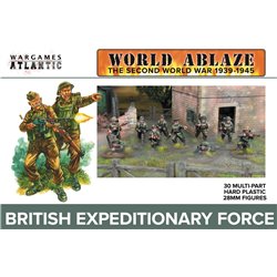 British Expeditionary Force - plastic 28mm figures kit (x30)