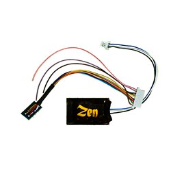 Zen Black Decoder. Midi-sized decoder with 8-pin harness. High Power. 6 Functions.