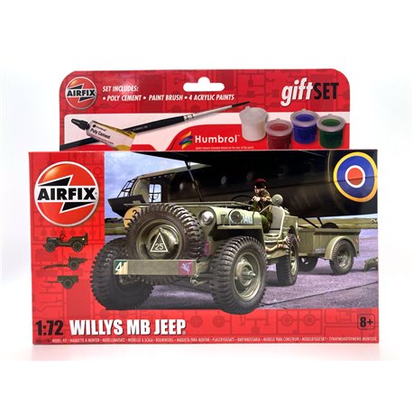 Gift Set - Willys MB Jeep - 1:72 scale