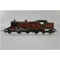 Hornby R505 LMS 2-6-4T Class 4T in LMS Crimson. Used. OO Gauge