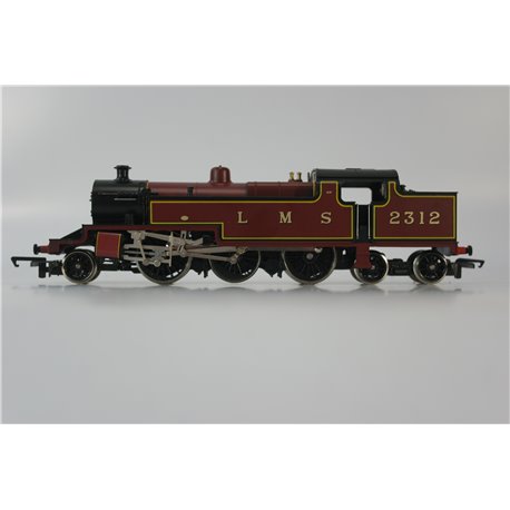 Hornby R505 LMS 2-6-4T Class 4T in LMS Crimson. Used. OO Gauge