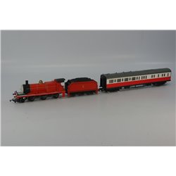 James from Thomas The Tank Engine + Coach.Used. OO Gauge