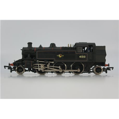 Bachmann Branchline 31-452 Class 2MT Ivatt 2-6-2T 41313 in BR black with late crest. Used. OO Gauge