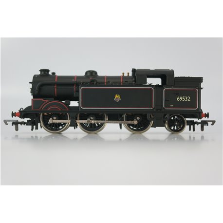 Dapol Class N2 0-6-2T 69532 in BR black. Used. OO Gauge