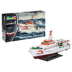 Sea rescue cruiser Hermann Marwede - 1:200 model kit