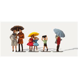 Pedestrians in the Rain