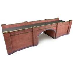 Railway or Road Bridge in Red Brick (with double or single track build option)