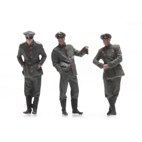 German Officers WWI (3x)