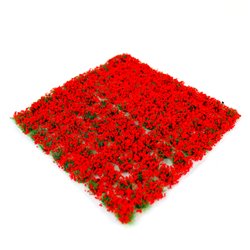 6mm Poppy Static Grass Tufts x 100