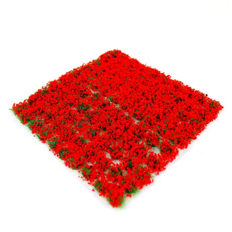 6mm Poppy Static Grass Tufts x 100