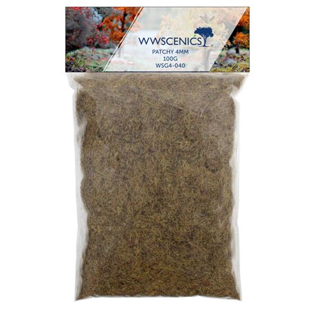 Refill 1000ml 4mm Patchy Static Grass - 100g