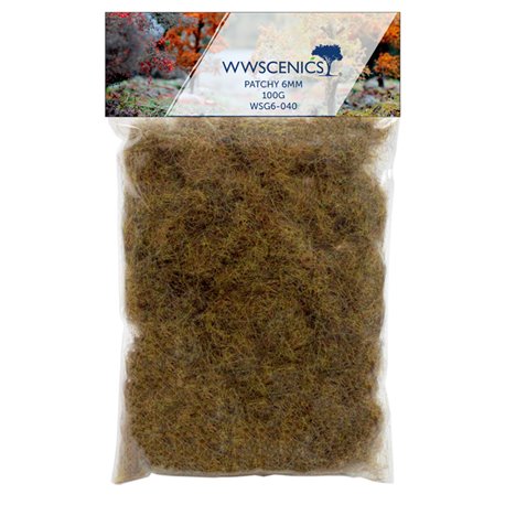 Refill 1000ml 6mm Patchy Static Grass - 100g