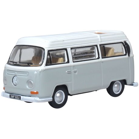 VW Bay Window Camper Silver Grey/White