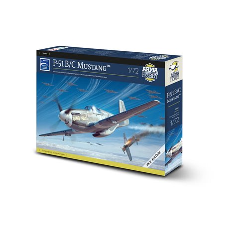 North-America P-51B/P-51C Mustang 1/72 model kit