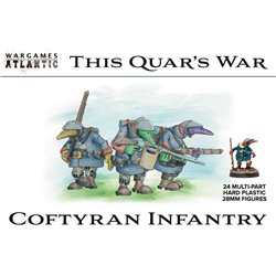 Quar Coftyran Infantry figures x24 - 1:56 model kit