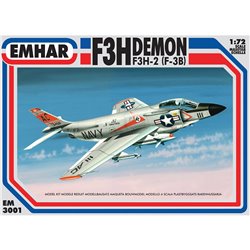 US Navy F3H Demon Jet Fighter Aircraft - 1/72 model kit