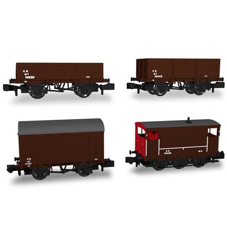 SECR Wagons Pack 1 - SR post-36 Livery Freight Train