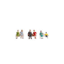 Sitting People (6) Hobby Figure Set