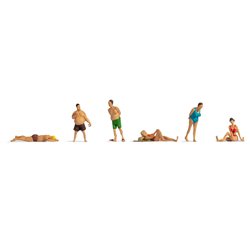 Sunbathers (6) Hobby Figure Set