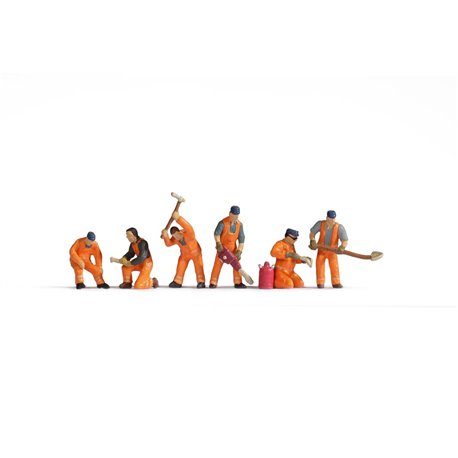 Railway Track Workers (6) Figure Set