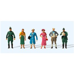 Passers-by and police (6) Figure Set