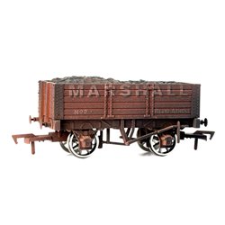 5 PLANK WAGON 9' W/B MARSHALL WEATHERED