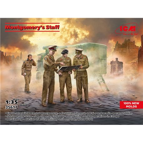 Montgomery's Staff - 1:35 model kit