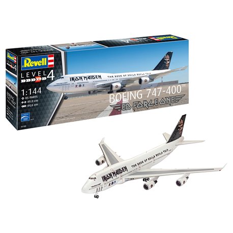 Boeing 747-400 Ed Force One (Iron Maiden) - 1:144 model kit