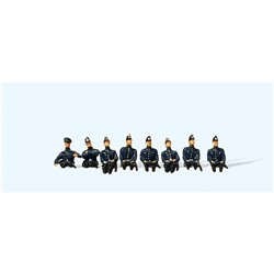 Seated Prussian Police