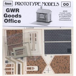 4mm/OO GWR Branch Goods Office Build Sheet Kit No: 46W5