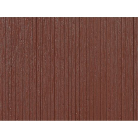 Plastic sheet 200x100mm (2) Wooden planks brown
