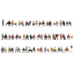 Sitting People (60) Mega economy figure set