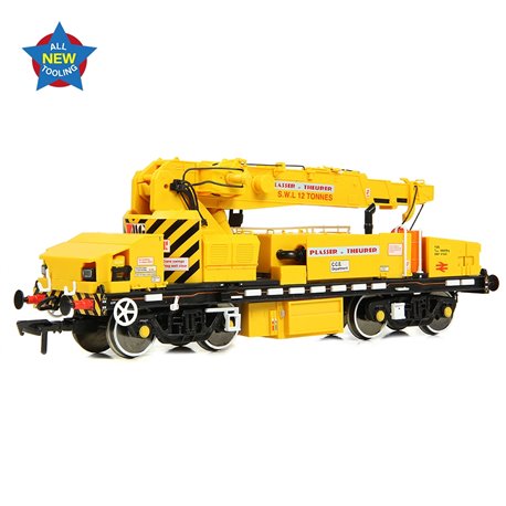 Plasser 12T YOB Diesel-Hydraulic Crane DRP81522 BR Departmental Yellow