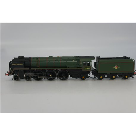 Hornby R3244TTS Class 8 4-6-2 71000 "Duke Of Gloucester" in BR Green with late crest -TTS Sound fitted. Used. OO Gauge