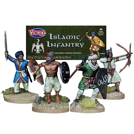 Islamic Infantry & Archers (48x) figure set