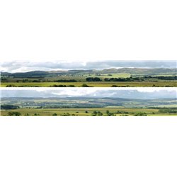 Hills and Dales (pack C) 2 x 5' x 15" premium OO gauge backscene