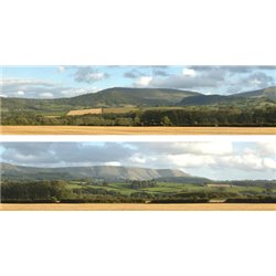 Harvest Hills 2 x 5' x 15" premium OO gauge backscene