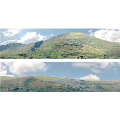 Llanberis (pack B) 2 x 5' x 15" premium OO gauge backscene