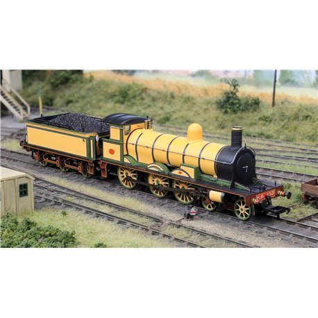 HR 'Jones Goods' 4-6-0 - HR Yellow (1960s condition) - DCC Ready