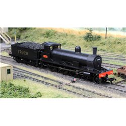 HR 'Jones Goods' 4-6-0 - LMS Unlined Black (Early) - DCC Ready