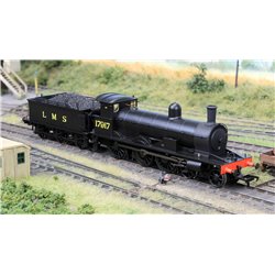 HR 'Jones Goods' 4-6-0 - LMS Unlined Black (Late) - DCC Ready