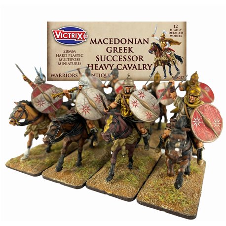 Macedonian Greek Heavy Cavalry - 1/56 (28mm) Figures set (x12)