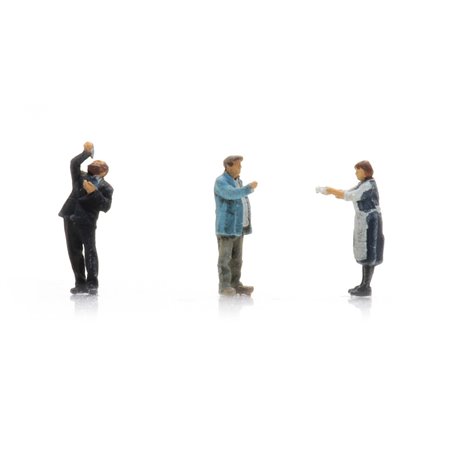 Herring Fish Shop Figures (3x)