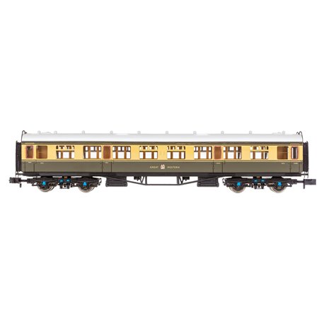 2P-000-059 Dapol Collett Coach Choc Crm Composite Great Crest Western 7011