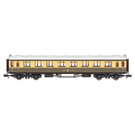 2P-000-160 Dapol Collett Coach Choc & Crm 3rd Great Crest Western 1133