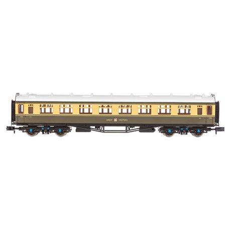 2P-000-161 Dapol Collett Coach Choc & Crm 3rd Great Crest Western 521