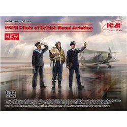 WWII Pilots of British Naval Aviation (x3) - 1:32 model kit