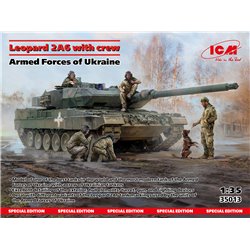 Leopard 2A6, Armed Forces of Ukraine Crew - 1:35 model kit