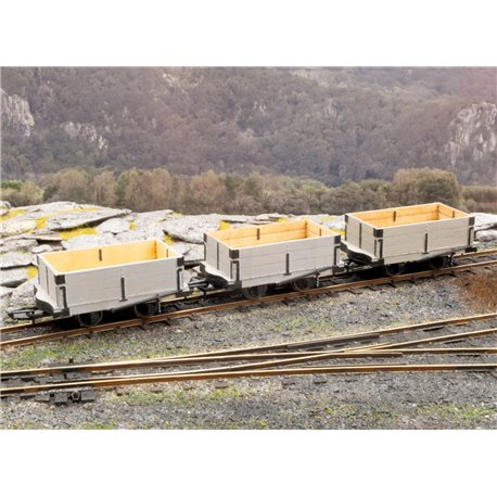 PECO GLT O-16.5 (NG7) GVT Open Wagon (3) L/Cut Kit