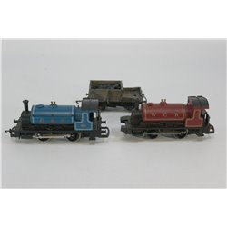 Hornby 0-4-0 Saddle Tank X2 plus coal Wagon. Used. OO Gauge